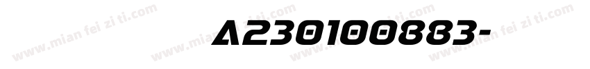 國民身分證統一編號 A230100883字体转换